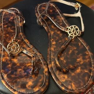 Nocona Brown Sandals Elegant T-Strap Design